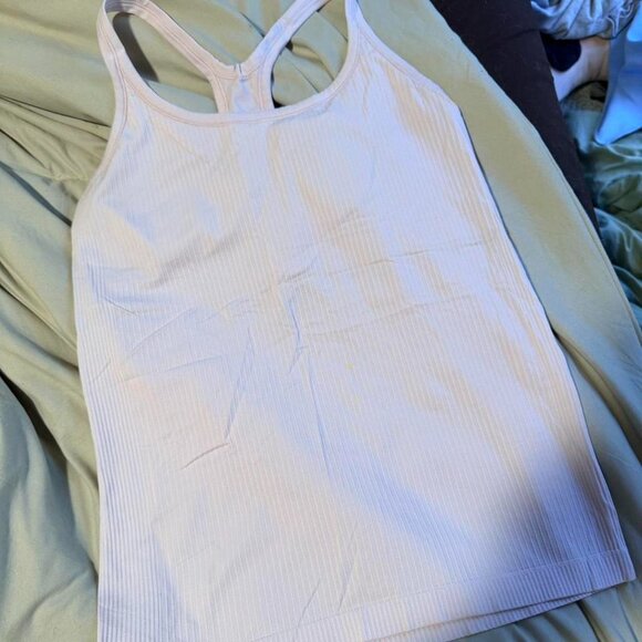 Like New Light Pink Lululemon Ebb to Street Tank Top Size 12 (color in 2nd pic) - Picture 3 of 3
